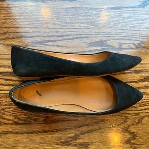 J Crew Velvet Flats